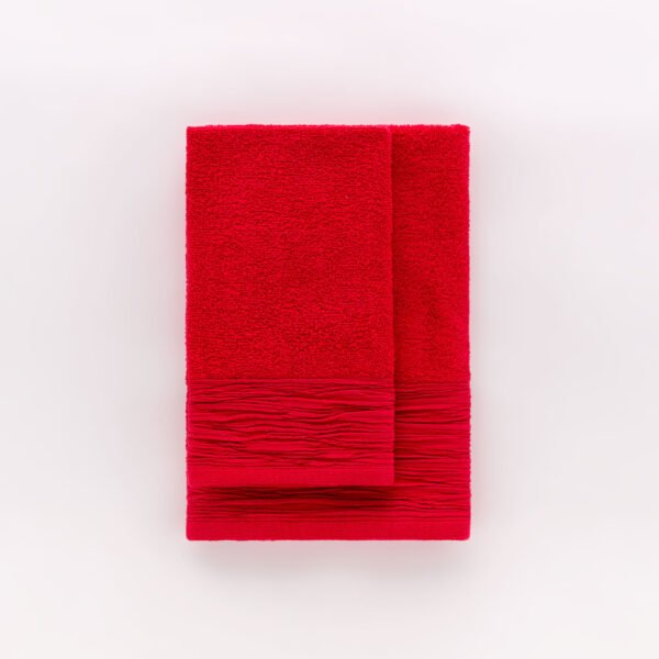 1+1brugerosso1 - Copia Asciugamano 1*1 100% cotone by linea oro