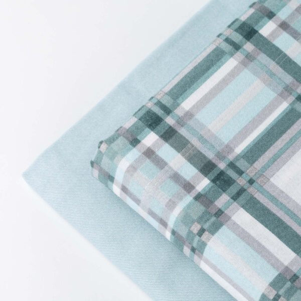 completlettoflandenververde1 Completto Letto Flanella DENVER by linea oro