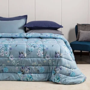 Trapunta fiore Charlotte in cotone by linea oro