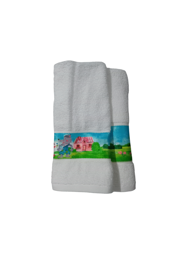 BABY SET 1+1 CON BALZA  STAMPA DIGITALE