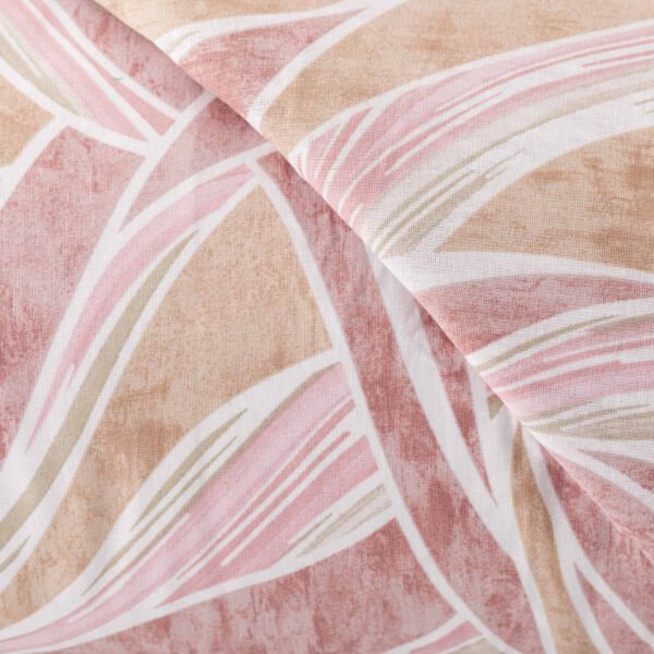 copripiuminileniarosa2 Parure Copripiumino In Cotone Lenia by linea oro