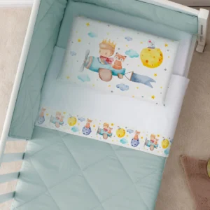Completo Lettino by linea oro Baby PICCOLO PRINCIPE