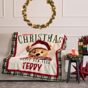 Plaid In Ecopelliccia Merry Christmas by linea oro