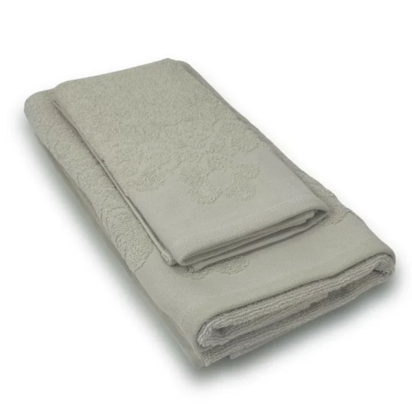 Set 1+1 Spugna Jacquard Tully by linea oro