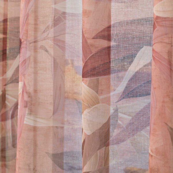 tendafloresarancione2 Tenda Confezionata Stampata Lenia by linea oro