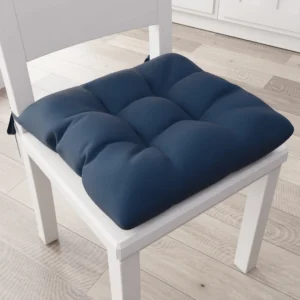 Cuscini per Sedie Coprisedia mjilinda Tinta Unita Confezione 6 Pezzi  Blu Notte by linea oro