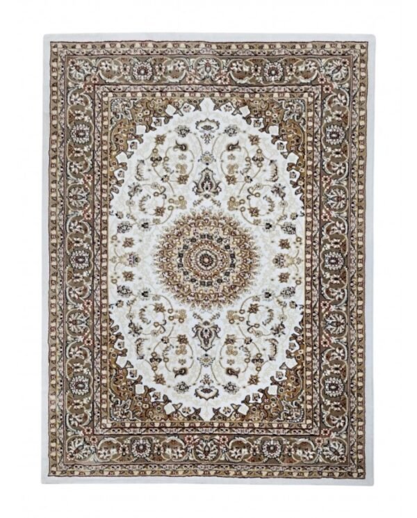 Parure 3 tappeti scendiletto classici Emirates color tortora by linea oro