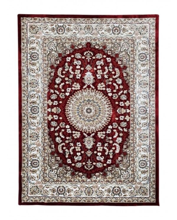 parure3pezziemiratesbordaux2 Parure 3 tappeti scendiletto classici Emirates color bordeaux by linea oro