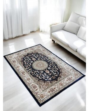 Tappeto arredo classico Emirates color blu varie misure  by linea oro