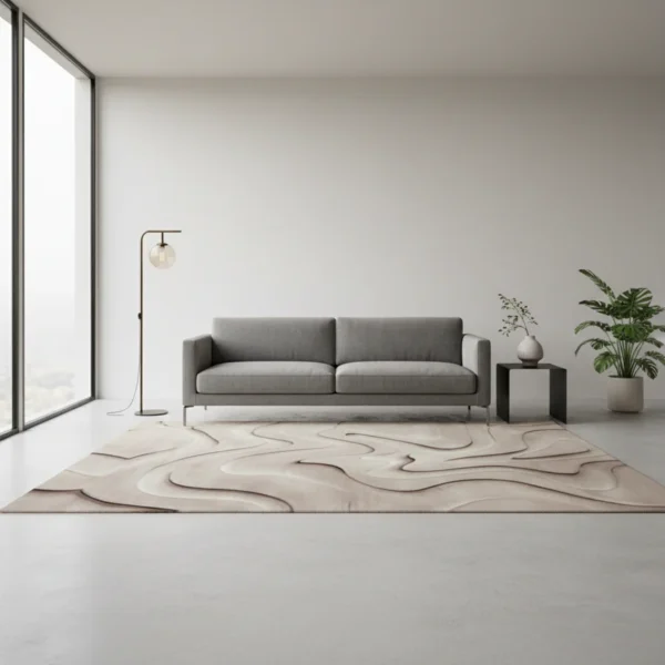 tappetoportobeige Tappeto Arredo PORTO color Beige by Linea Oro