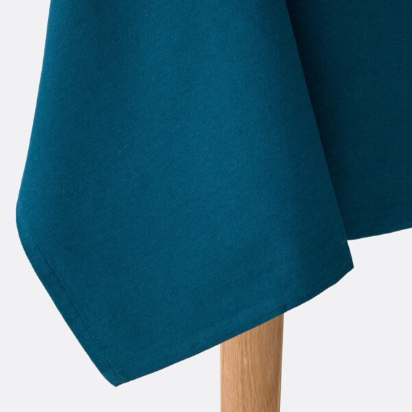 tovagliamjilindaottanio1 Tovaglia Mjilinda in cotone color Ottanio by linea oro