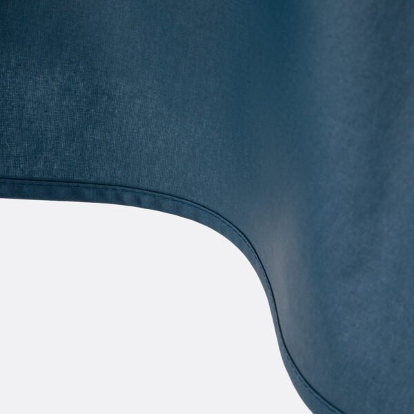 tovagliamjilindatondablu1 Tovaglia rotonda Mjilinda in cotone color Ottanio Diametro: 180 cm by linea oro