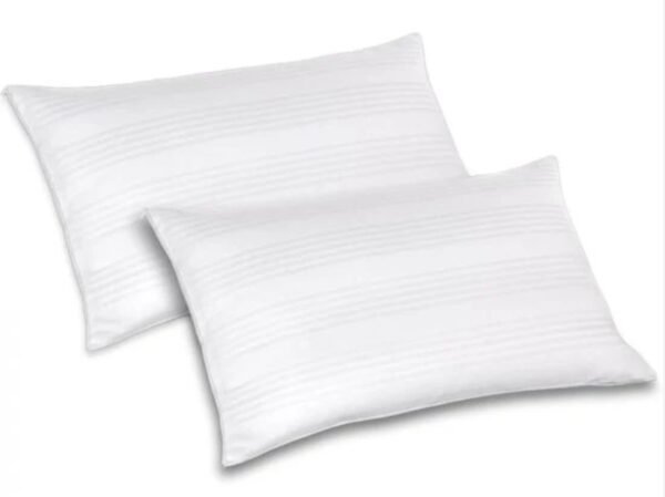 Coppia Copriguanciale Cuscino FASCIATO con Zip