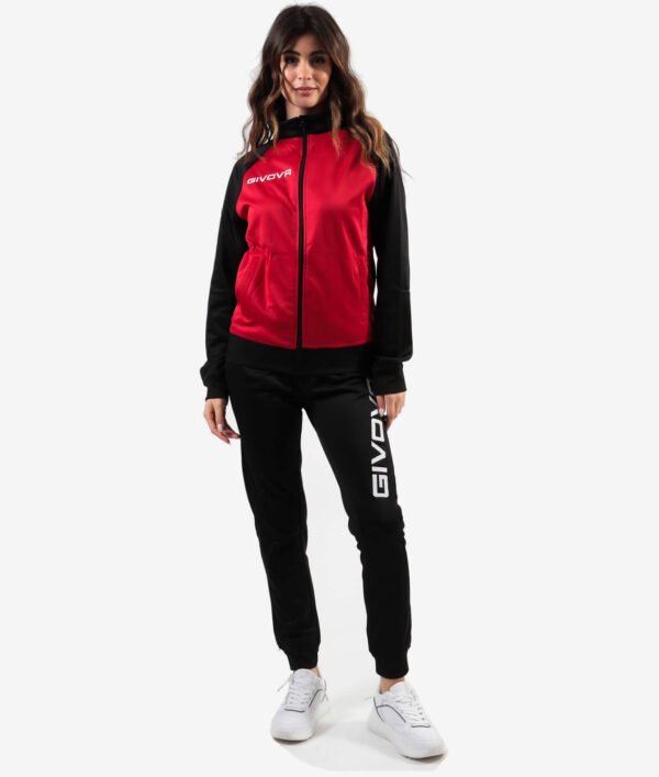 Tuta CUBA color Rosso/Nero Unisex