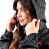 kiweiscudorosso1 Rain Jacket SCUDO Unisex COLOR NERO/ROSSO
