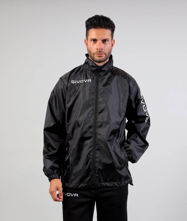 rainbasicnero Rain Jacket WIND COL NERO