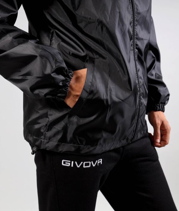 rainbasicnero3 Rain Jacket WIND COL NERO