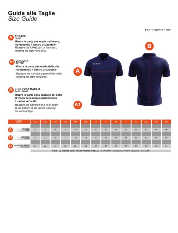 tagliepolo POLO SUMMER UNISEX COLOR BLU