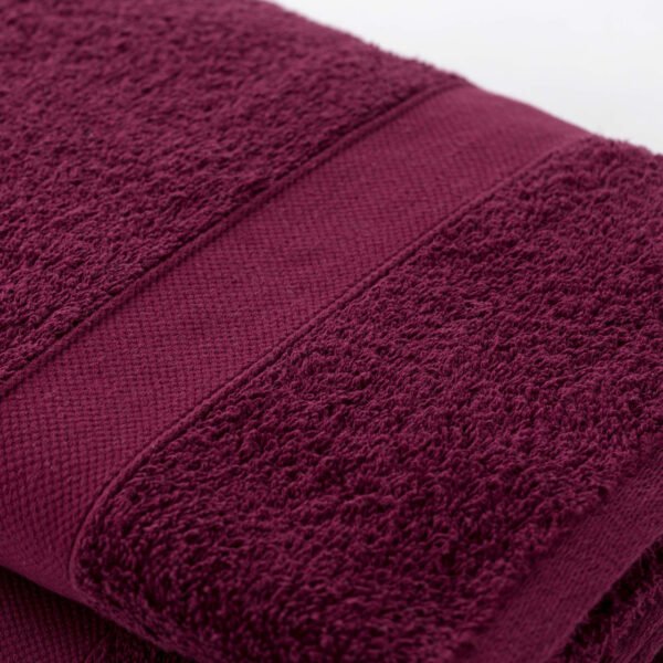 telobagno-bordeaux1 Telo Bagno 100% cotone MY by linea oro COLORE BORDEAUX