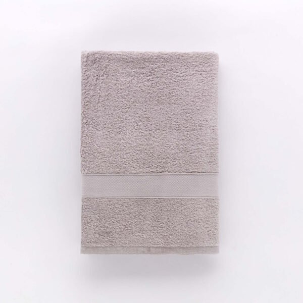 telobagnogrigioc1 Telo Bagno 100% cotone MY by linea oro COLORE TORTORA