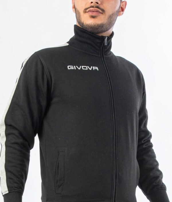 Tuta REVOLUTION Felpa in Cotone NERO/GRIGIO