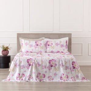 Completo Letto 100% puro Cotone Stampato Ayla