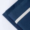 Completo Letto Matrimoniale Da Vinci 100% Cotone colore Blu By linea oro