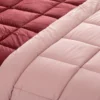 Trapunta invernale tinta unita Colore Bordeaux double face LOREN by linea oro