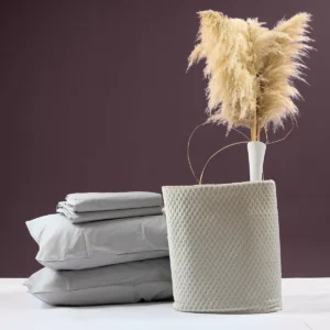 Trapuntino Velvet Colore Tortora by de Angle's