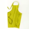 grembiuleverde1 GREMBIULE MJILINDA COLORE VERDE LINEA ORO