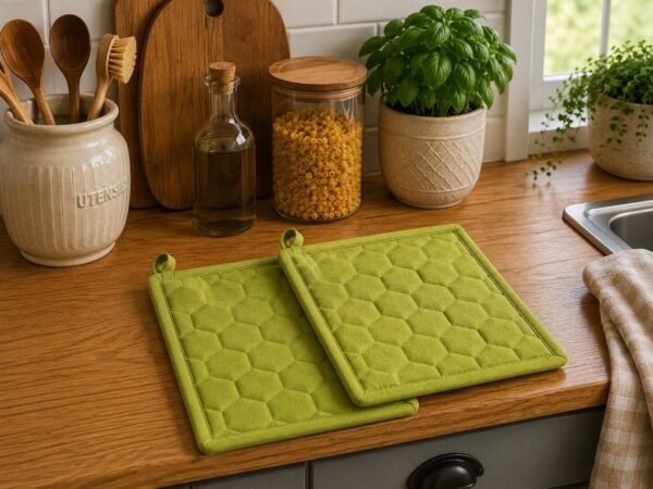 COPPIA PRESINE MJILINDA COLORE VERDE LINEA ORO
