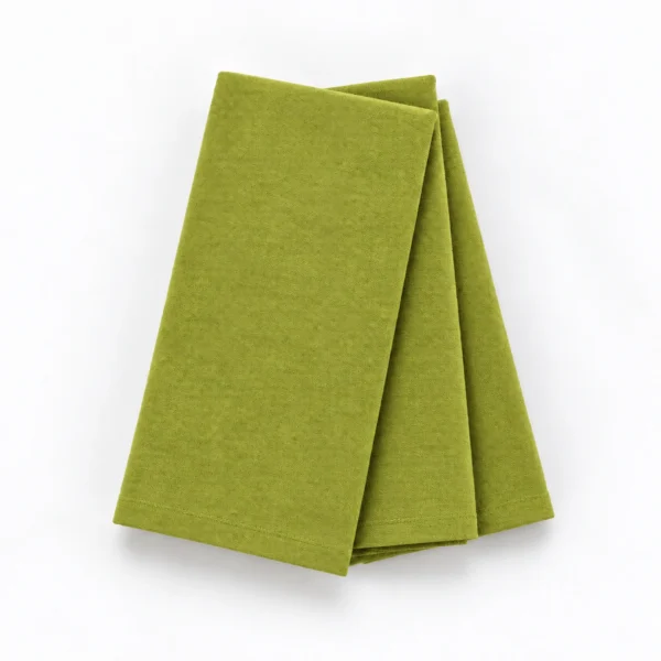Set 3 Canovacci Da Cucina Tinta Unita Col Verde Mjilinda by Linea oro